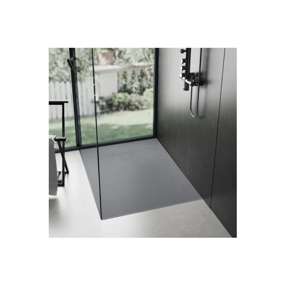 Rea Magnum Grey cădiță de duș dreptunghiulară x80 cm gri REA-K4107 [8]