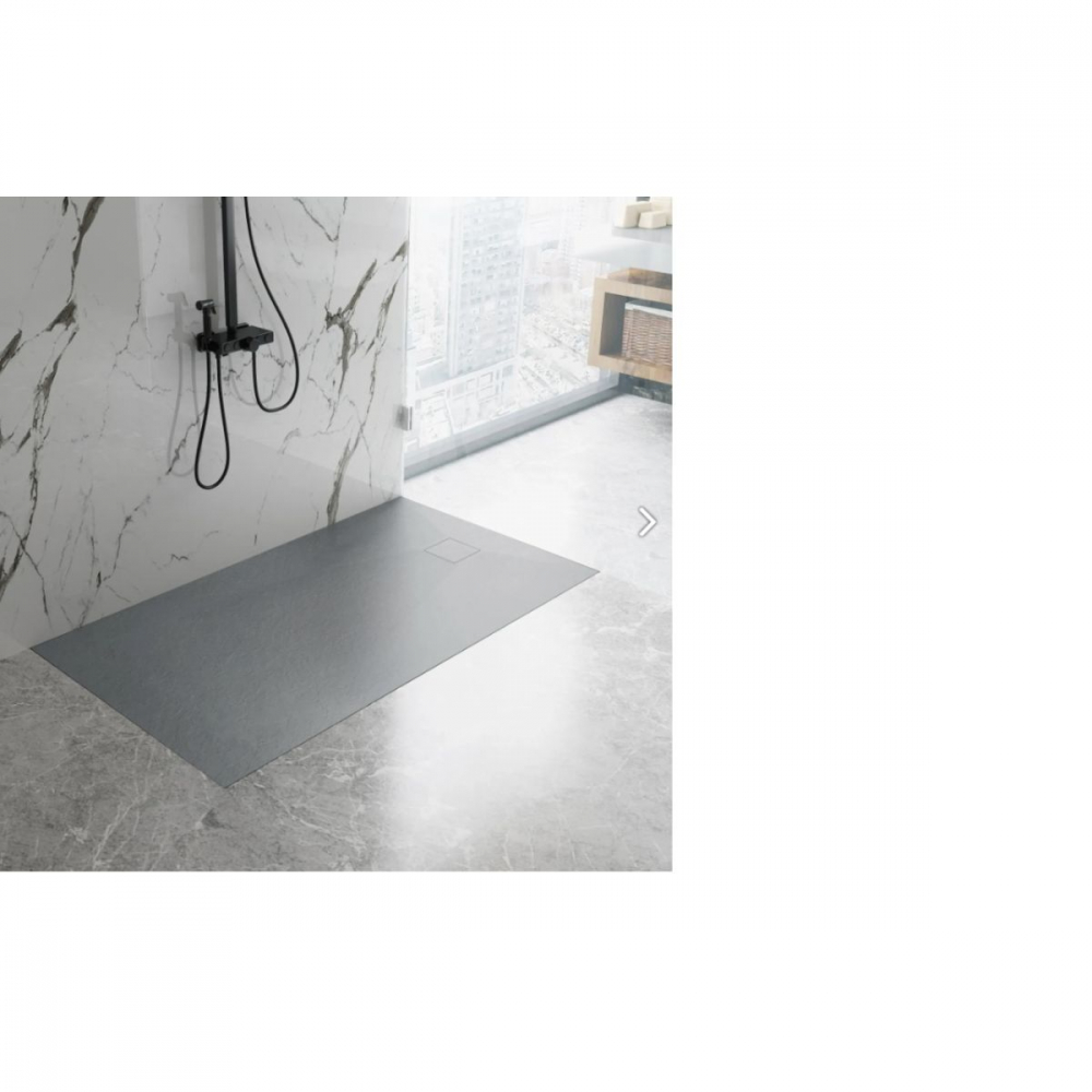 Rea Magnum Grey cădiță de duș dreptunghiulară x80 cm gri REA-K4107 [7]