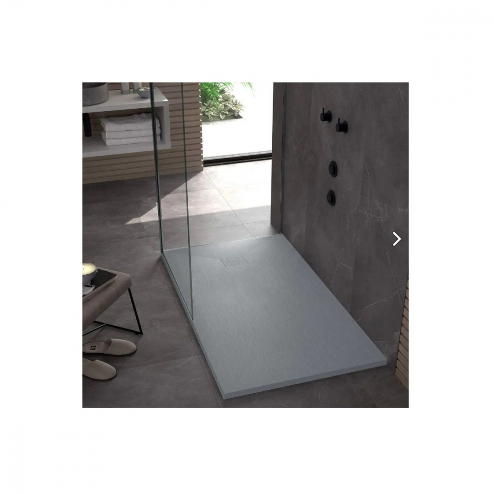 Rea Magnum Grey cădiță de duș dreptunghiulară x90 cm gri REA-K4108 [3]