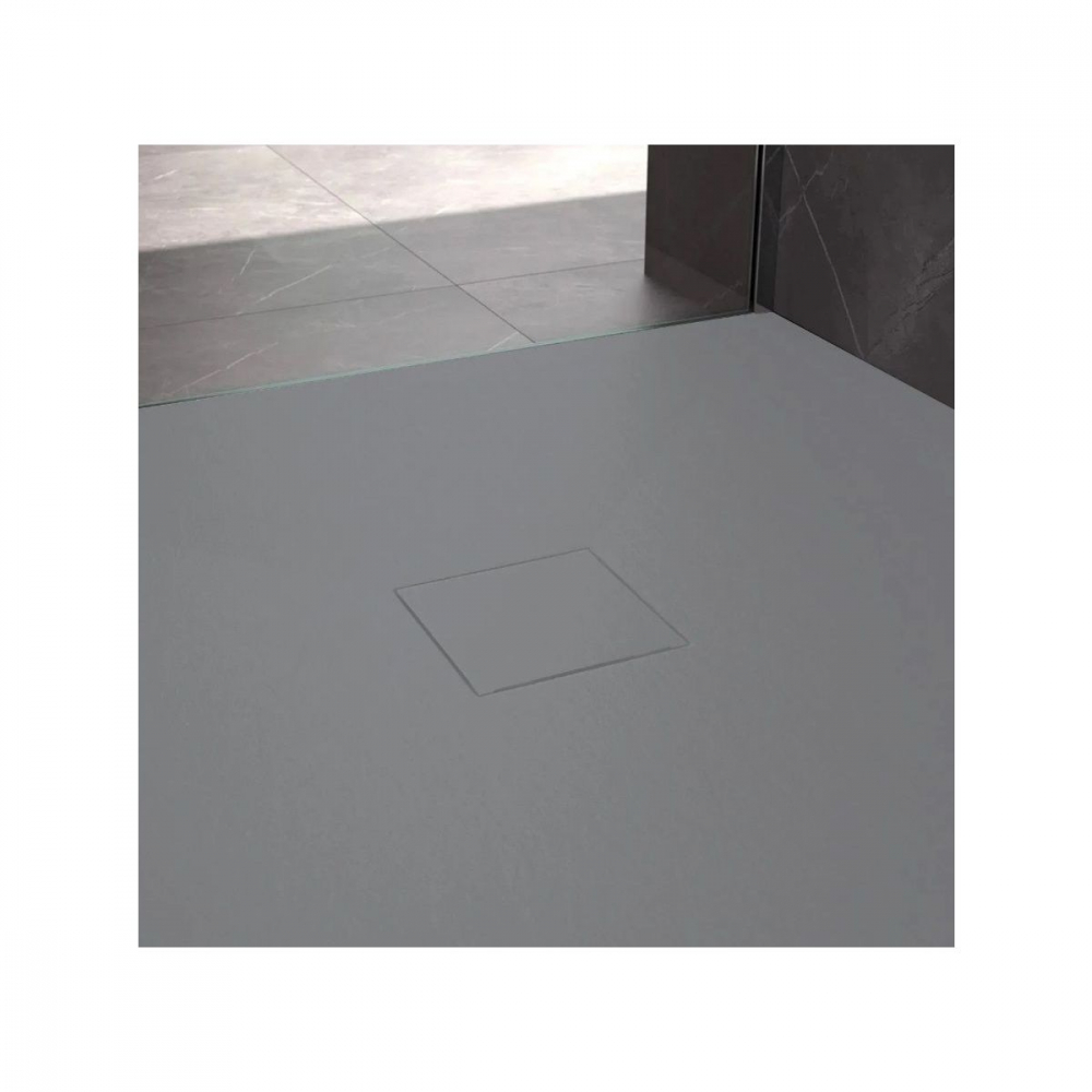 Rea Magnum Grey cădiță de duș pătrată x90 cm gri REA-K4106 [3]