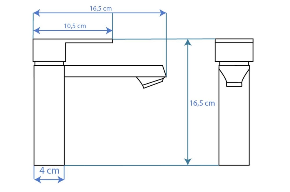 Rea Mayson Robinet pentru chiuvetă Auriu [5]