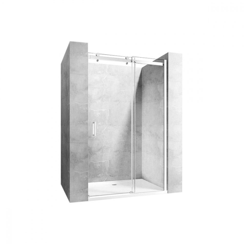 Rea Nixon-2 uși de duș 140 cm culisantă crom luciu/sticlă transparentă REA-K5007 [1]