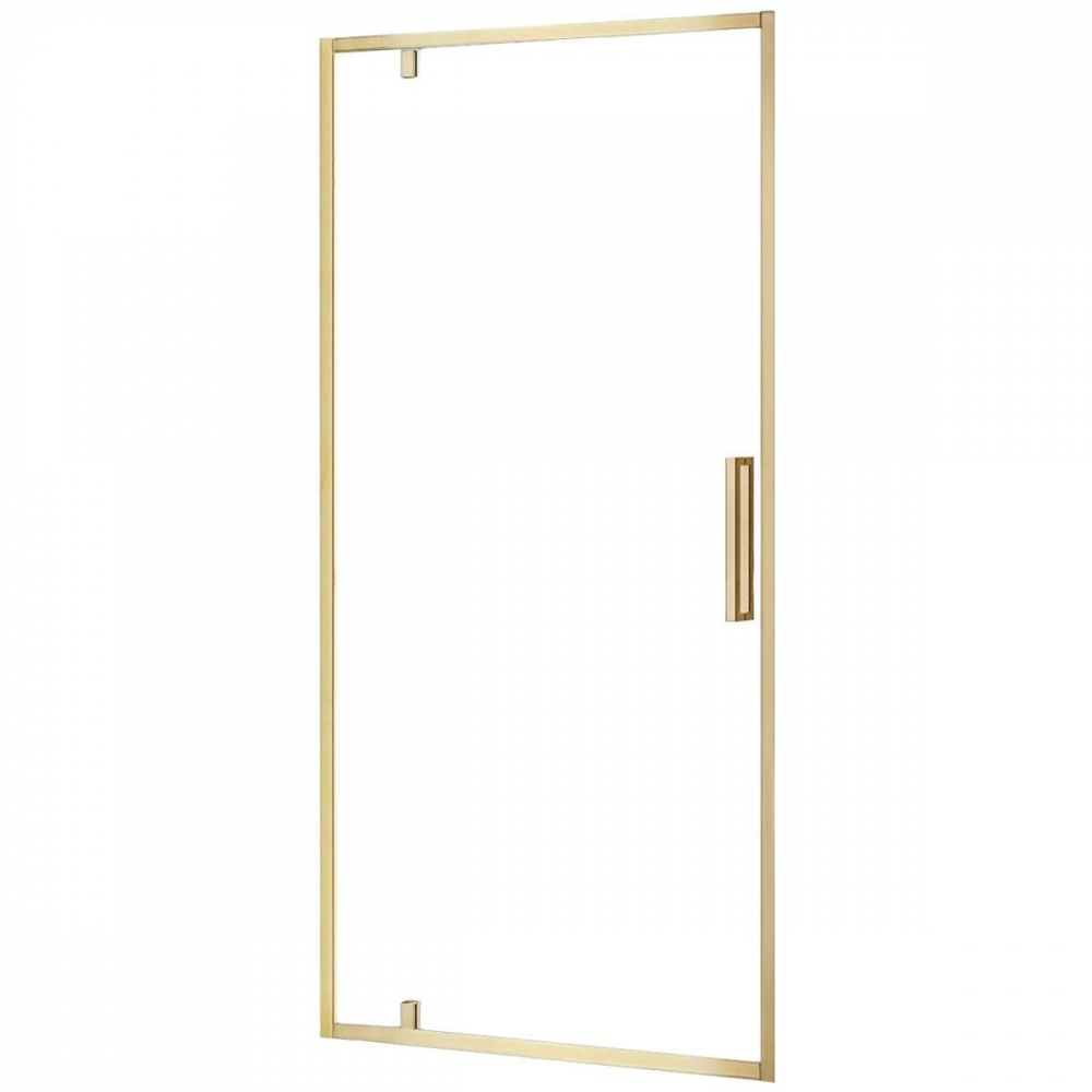 Rea Rapid Swing uși de duș 100 cm înclinabilă auriu periat/sticlă transparentă REA-K2503 [1]