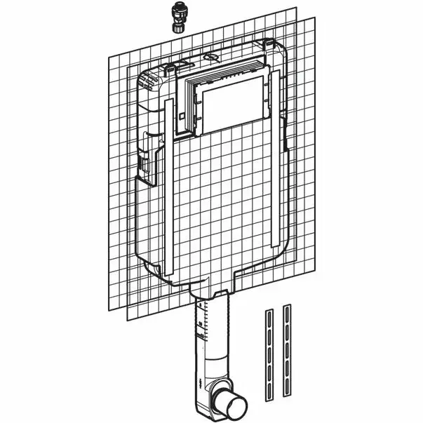 Rezervor incastrat 8 cm Geberit Sigma UP720, cu actionare frontala [4]