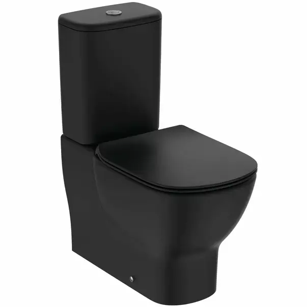 Rezervor pe vas wc Ideal Standard Tesi negru mat cu alimentare inferioara [3]