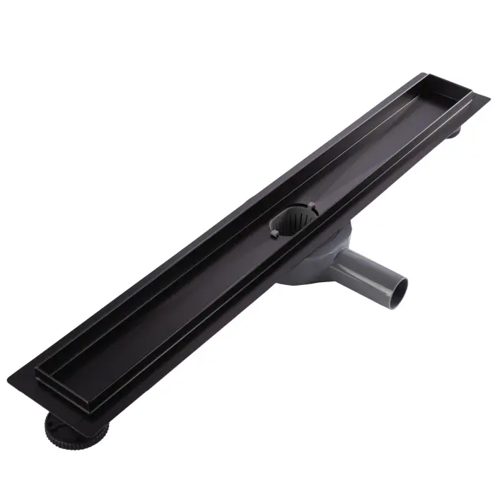 Rigola dus Neox Pro Linear Drain Negru 80cm, Rea [3]