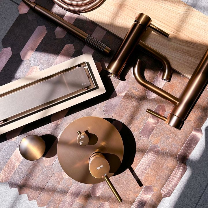 Rigola dus REA Neox pro 100 cupru periat  [4]