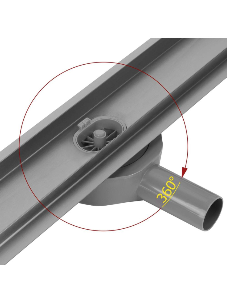 Rigola dus liniara Rea Neox Pro Titan 90 cm otel inoxidabil AISI 304 titanium [9]