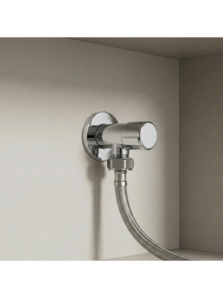 Robinet colțar 02 1/2" x 3/4" crom [5]