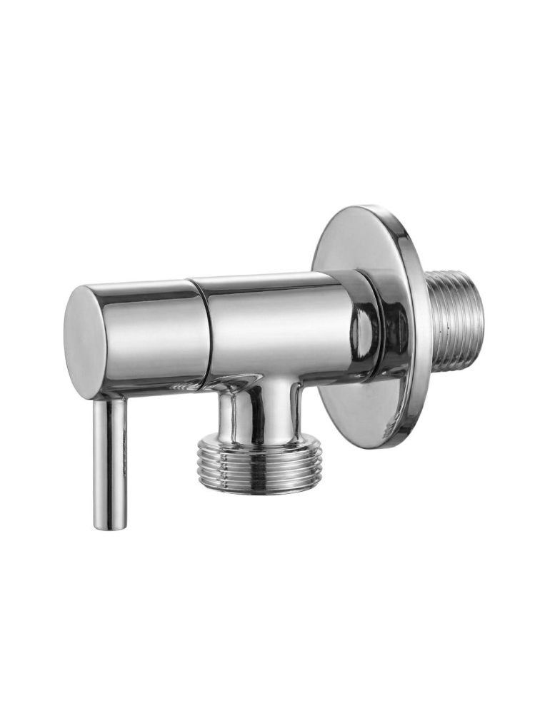 Robinet colțar 1/2" x 3/4" crom [4]