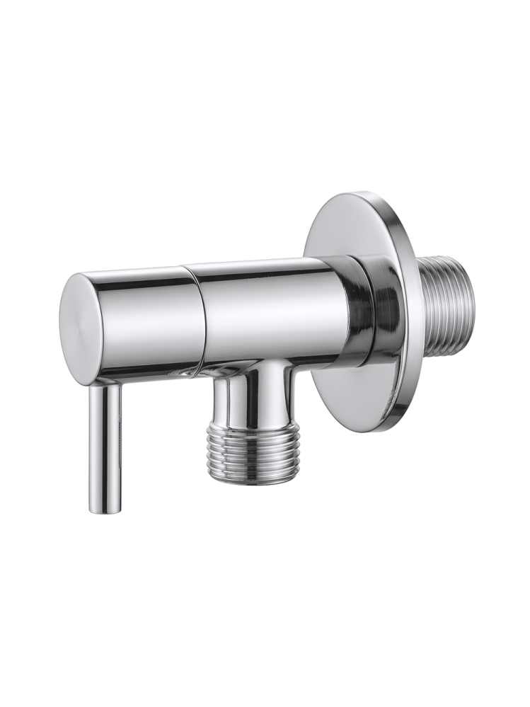 Robinet colțar 1/2" x 3/8" crom [4]