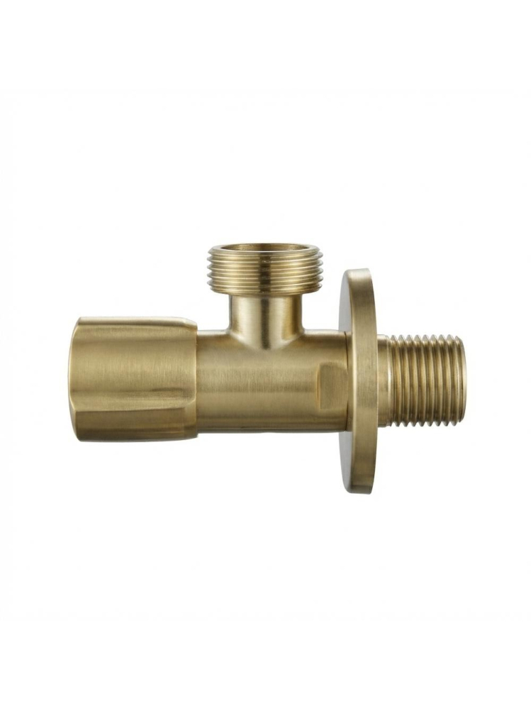 Robinet coltar Rea 02 1/2 x 3/4 toli auriu periat PVD inox cap ceramic [3]