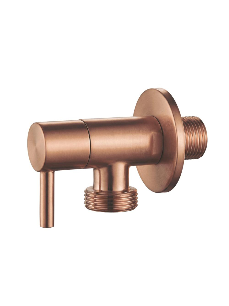 Robinet coltar 1/2 x 3/4 inch cupru periat Rea inox cap ceramic PVD [4]