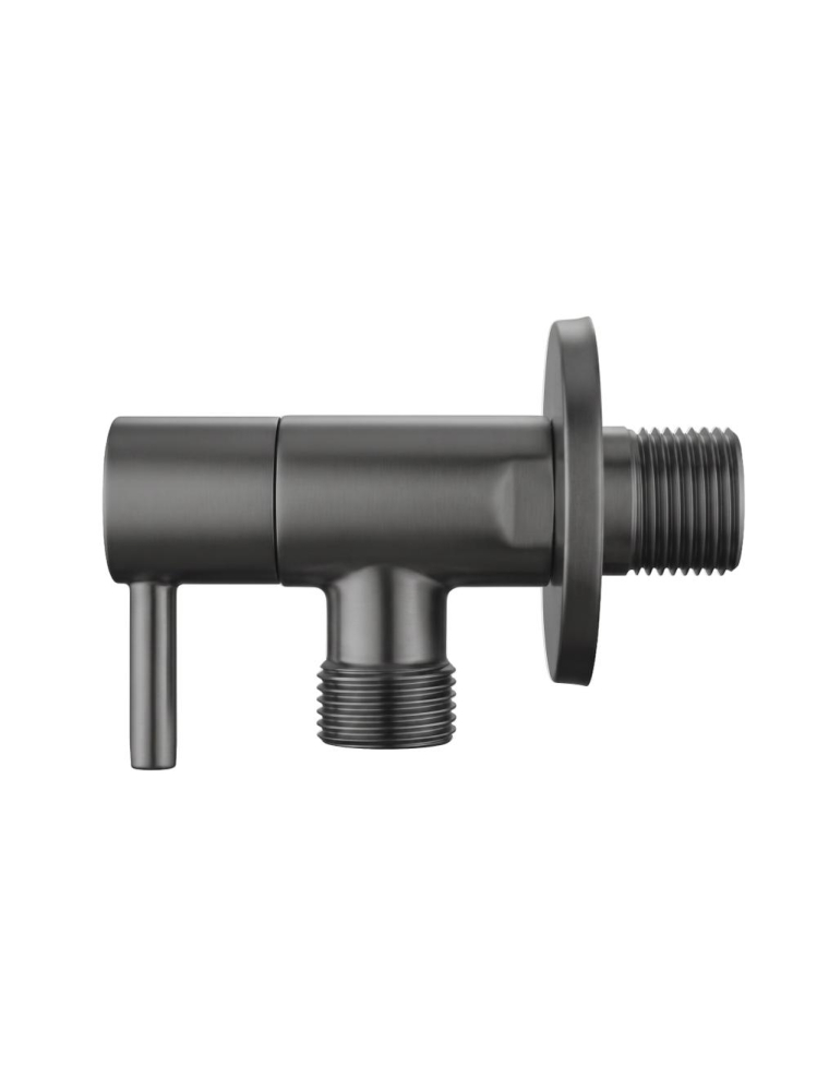 Robinet coltar 1/2 x 3/8 inch Rea finisaj titan inox PVD cap ceramic [4]