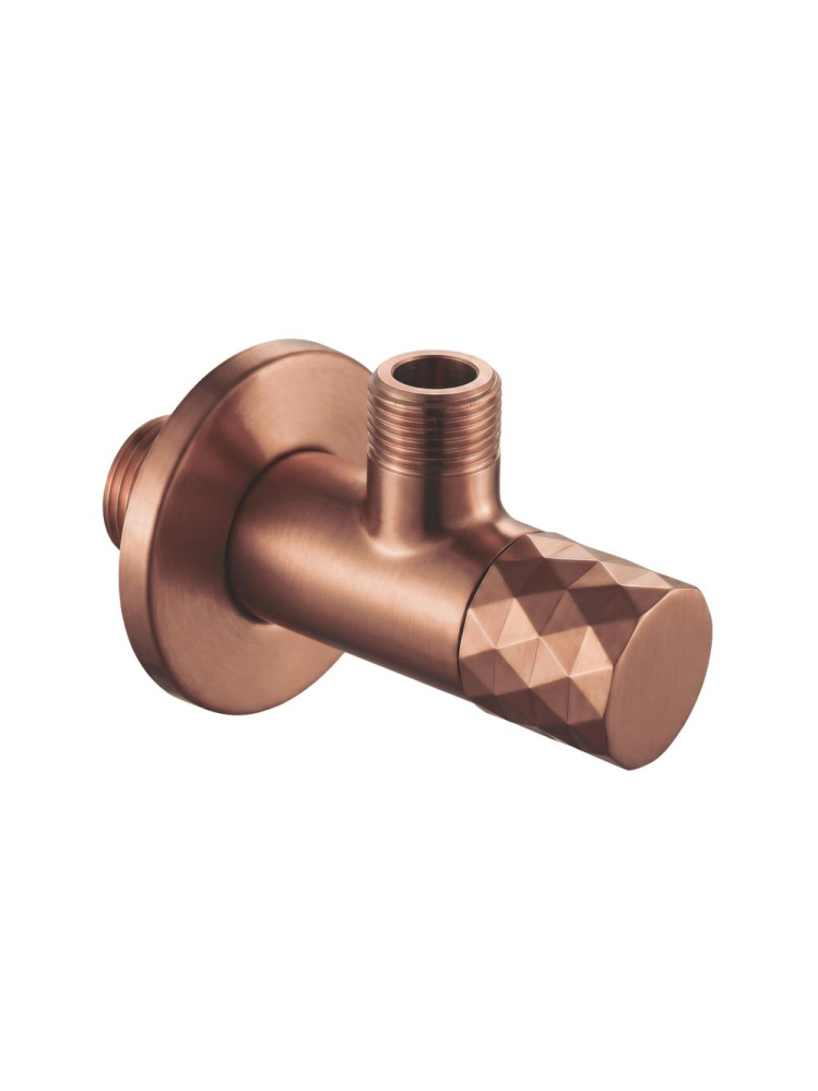Robinet coltar Rea Diamond 03 1/2 x 3/8 inch cupru periat inox PVD [7]