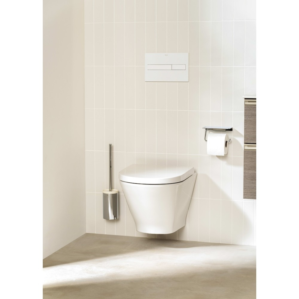 Roca Hotels Perie Wc cu suport pe perete, crom [3]