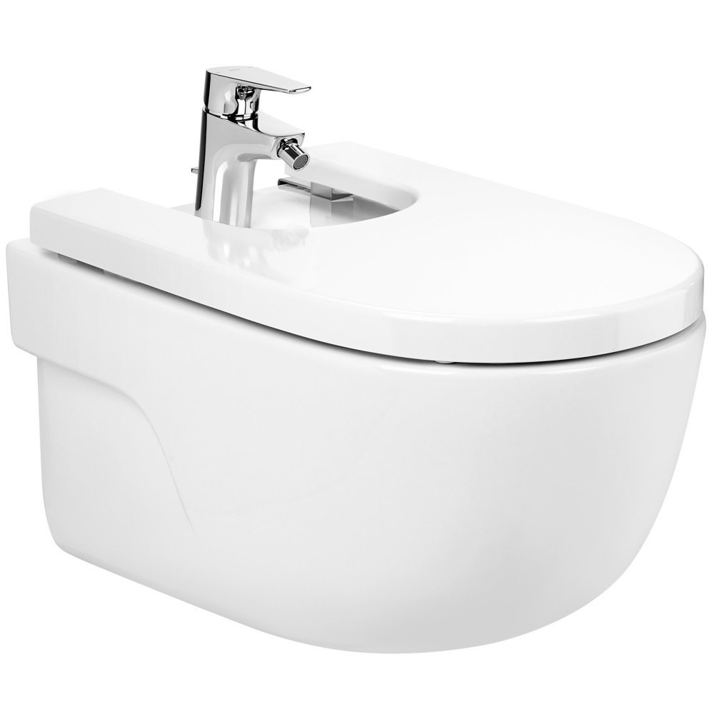 Roca Meridian Set Bideu suspendat cu cadru montaj 36x56 cm [3]