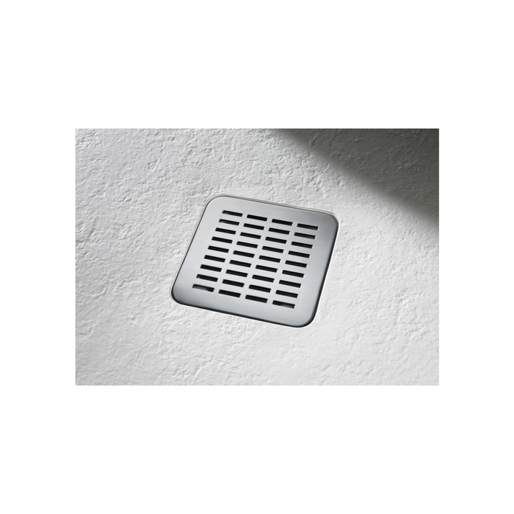 Cadita de dus patrata Roca Terran 90x90 cm alb [2]