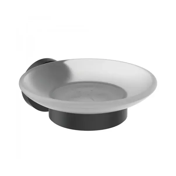 Savoniera cu suport negru mat Ideal Standard IOM [1]