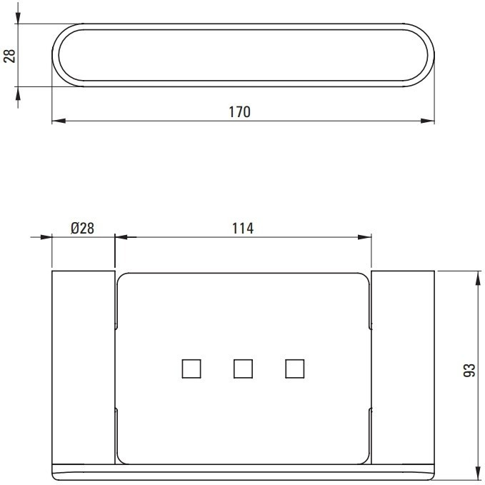Savoniera Deante Round crom [4]