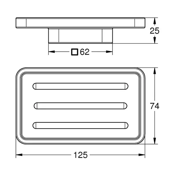 Savoniera Grohe Selection Cube alb [2]