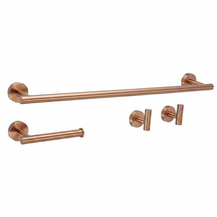 Set accesorii pentru baie  Ari 4 piese cupru periat  [2]