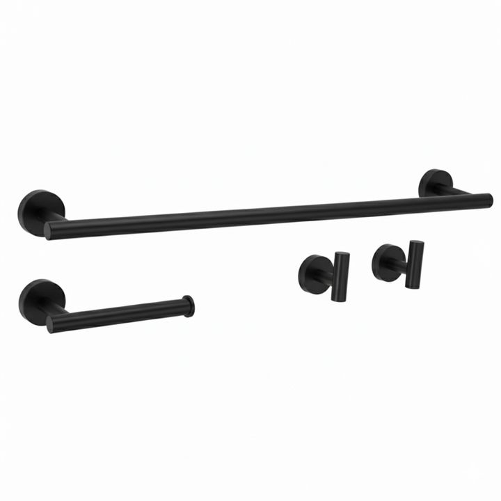 Set accesorii pentru baie Ari 4 piese negru [2]