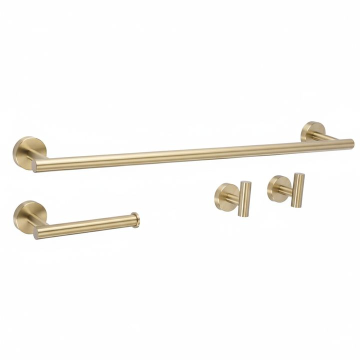 Set accesorii pentru baie  Ari auriu periat 4 piese [2]