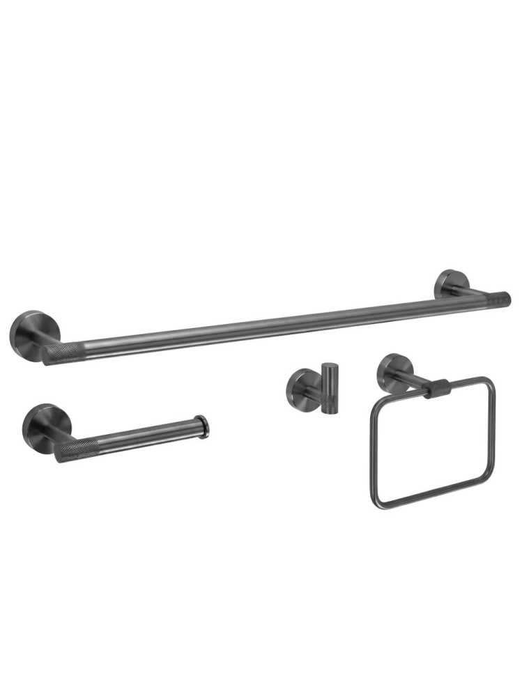 Set accesorii pentru baie GRID 4 piese titan [8]