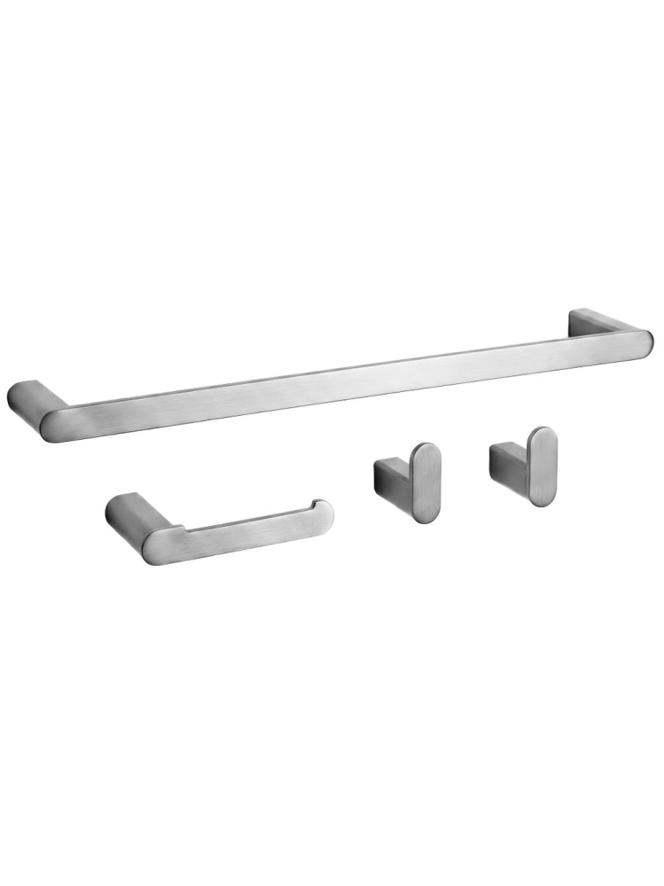 Set accesorii pentru baie Mati 4 piese crom periat  [8]