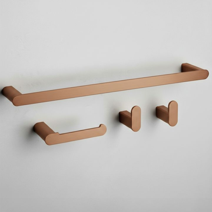 Set accesorii pentru baie Mati 4 piese cupru periat  [1]