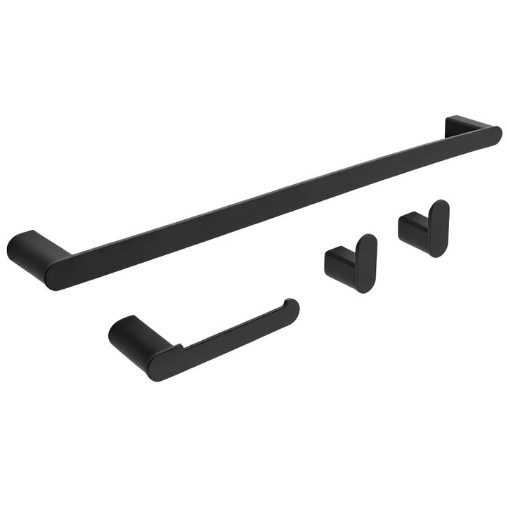 Set accesorii pentru baie Mati 4 piese negru [7]