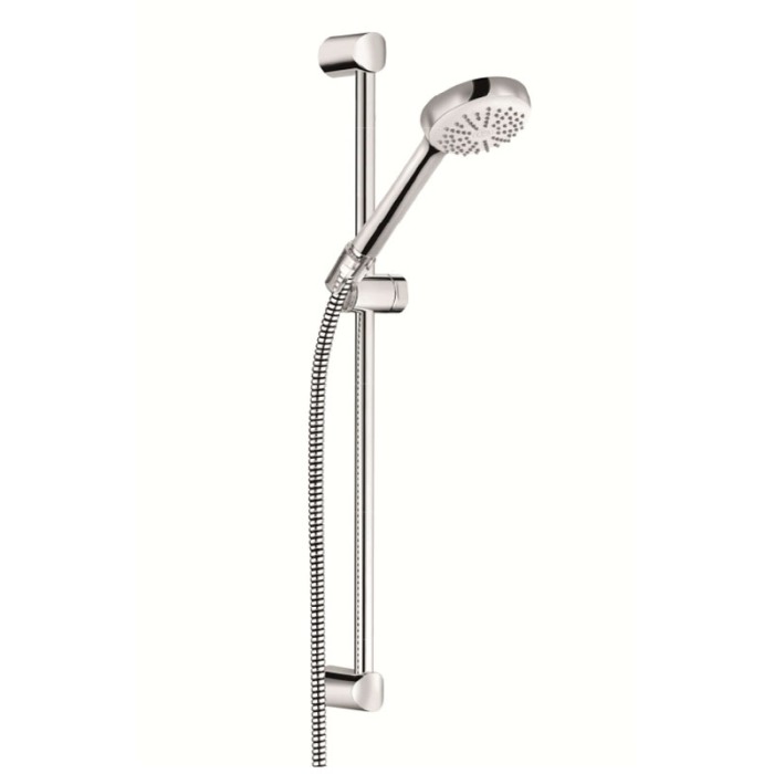 Set baterie lavoar si baterie dus Kludi, Pure &amp; Style, cu set de dus Logo 1S, crom [7]