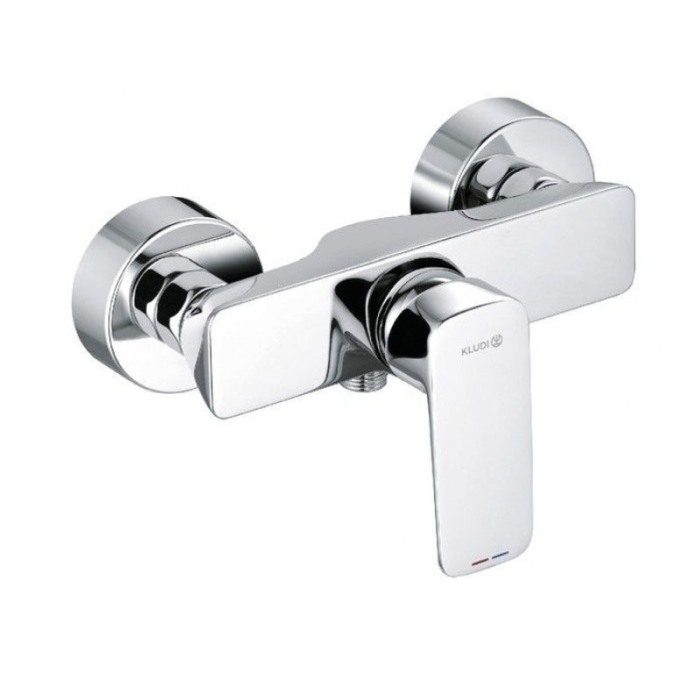 Set baterie lavoar si baterie dus Kludi, Pure &amp; Style, cu set de dus Logo 1S, crom [6]