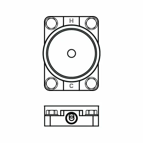 Set baza ingropat Ideal Standard pentru baterii cada montare pe pardoseala [3]