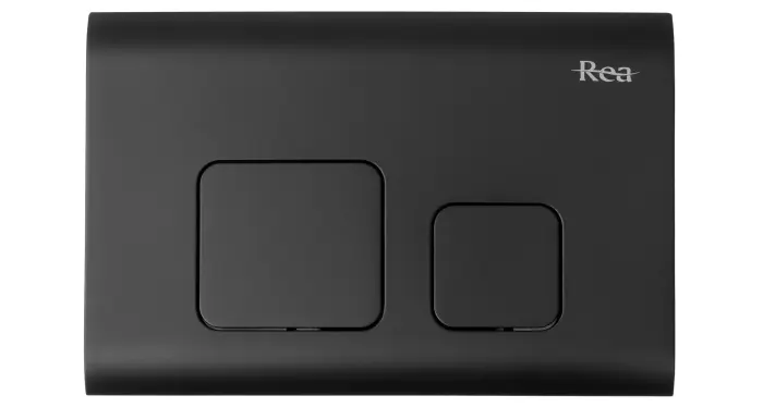 Set Cadru incastrat pentru vas WC cu buton F Negru, Rea [2]