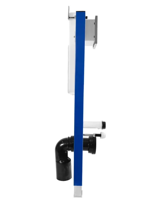 Set Cadru incastrat pentru vas WC cu buton H Negru, Rea [5]