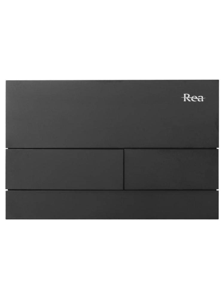 Set Cadru Ingropat REA Slim 024N pentru WC Buton T Negru Mat [3]