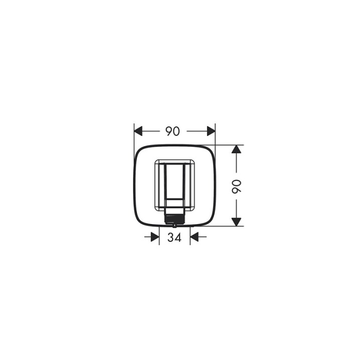 Set de cada-dus Hansgrohe, Crometta Vario / Porter, furtun 160 cm [4]