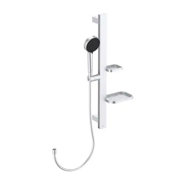 Set de dus cu bara 60 cm Ideal Standard Alu+ argintiu mat 2 functii din aluminiu [1]