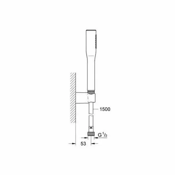 Set de dus Grohe Euphoria Cosmopolitan crom lucios [2]