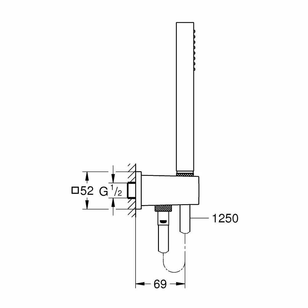 Set de dus Grohe Euphoria Cube Stick [2]