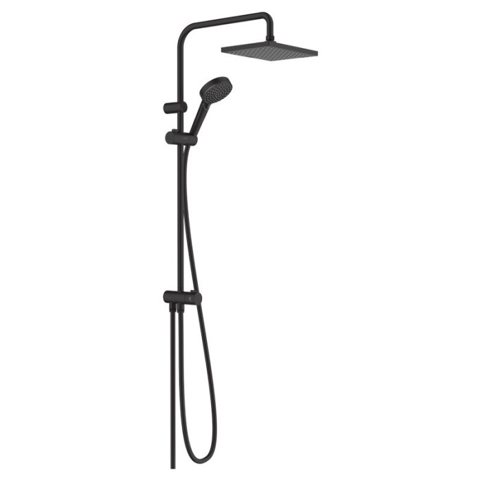 Set de dus, Hansgrohe, Vernis Shape 230, 1 jet, Reno, fara baterie, negru mat [1]