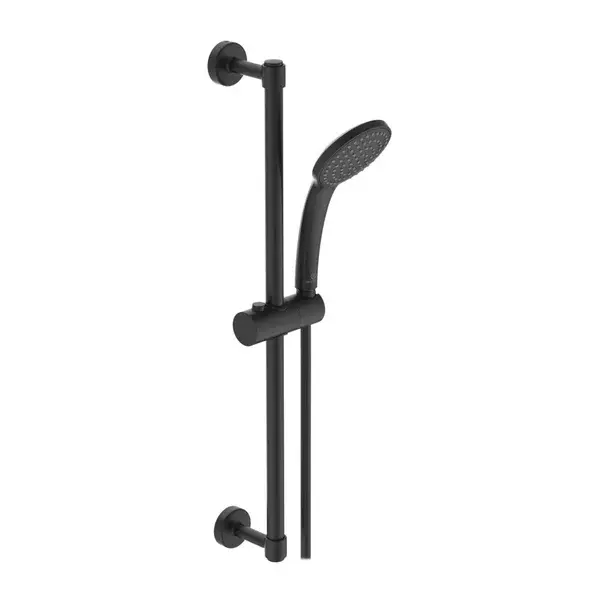 Set de dus Ideal Standard IdealRain Soft negru mat 1 functie si bara 60 cm [1]