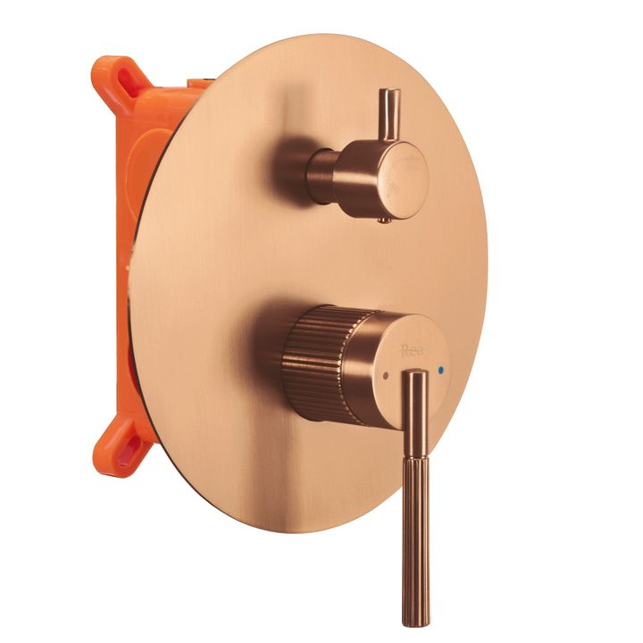 Set de dus incastrat Rea Argon cupru periat  + BOX [2]