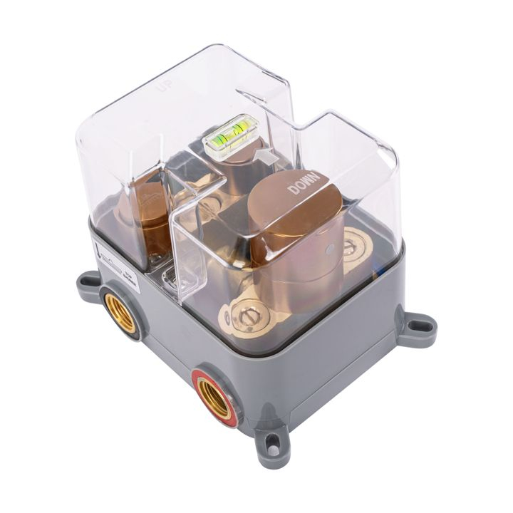 Set de duș incastrat Rea LUNGO cupru periat + BOX cu termostat [8]