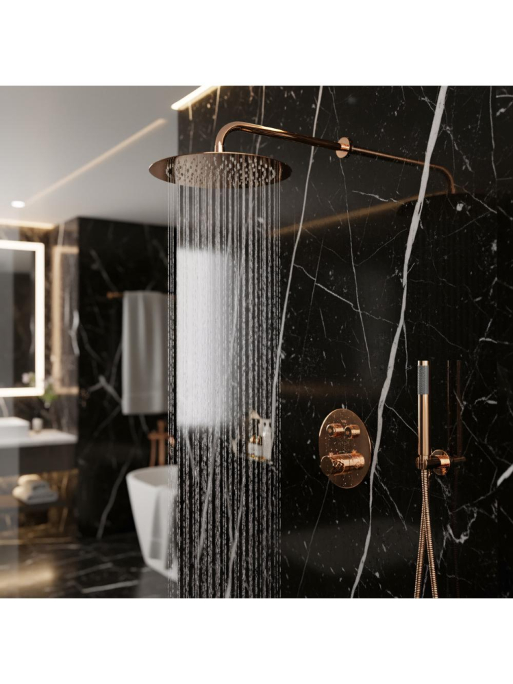 Set de dus incastrat Rea Lungo Diamond cupru + BOX [3]