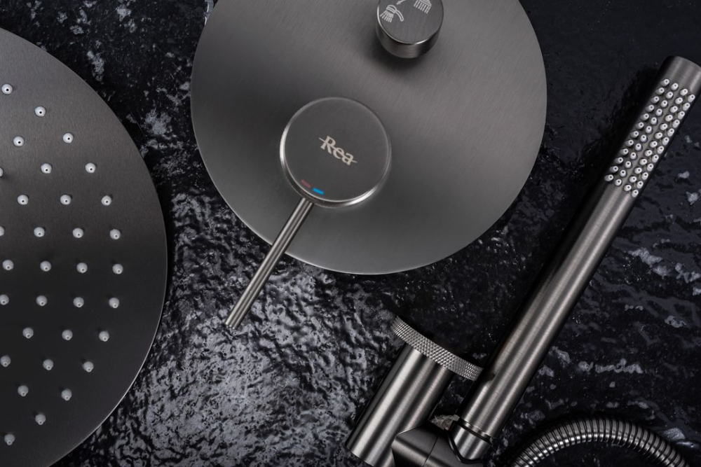 Set de dus incastrat Rea Lungo Grip Gun Gri + BOX [6]