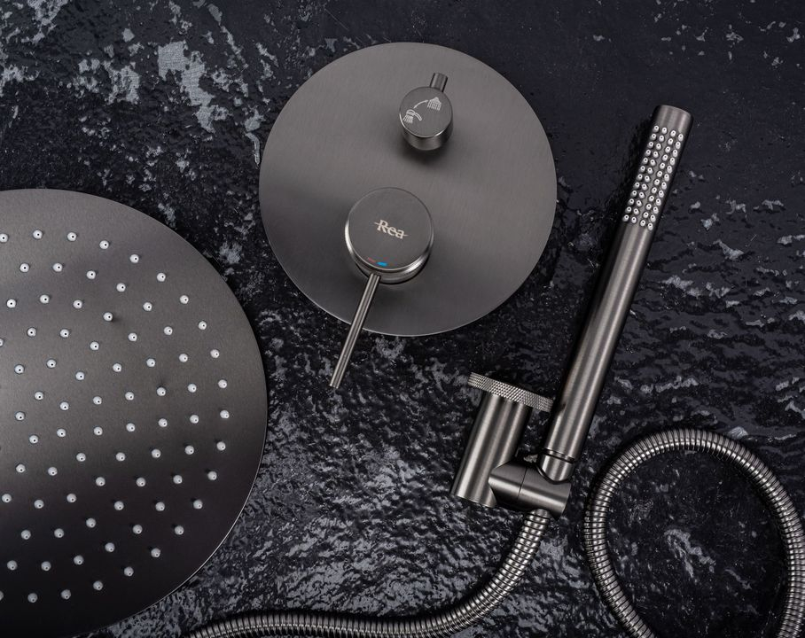 Set de dus incastrat Rea Lungo Grip Gun Gri + BOX [10]