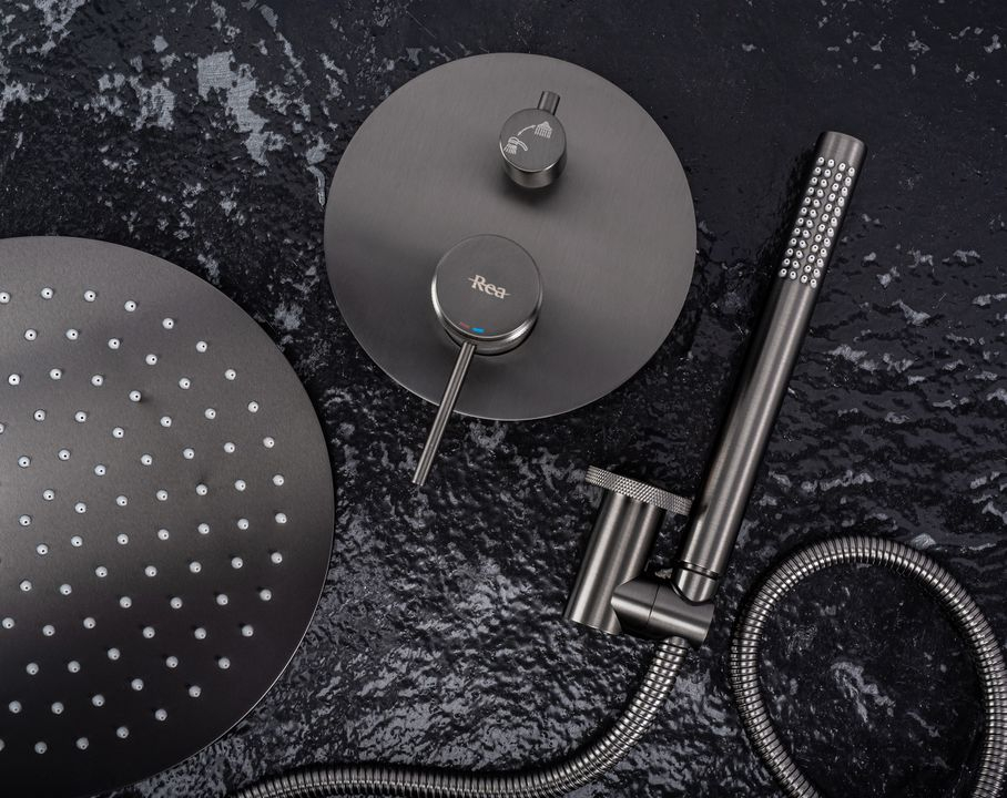 Set de dus incastrat Rea Lungo Grip Gun Gri + BOX [2]